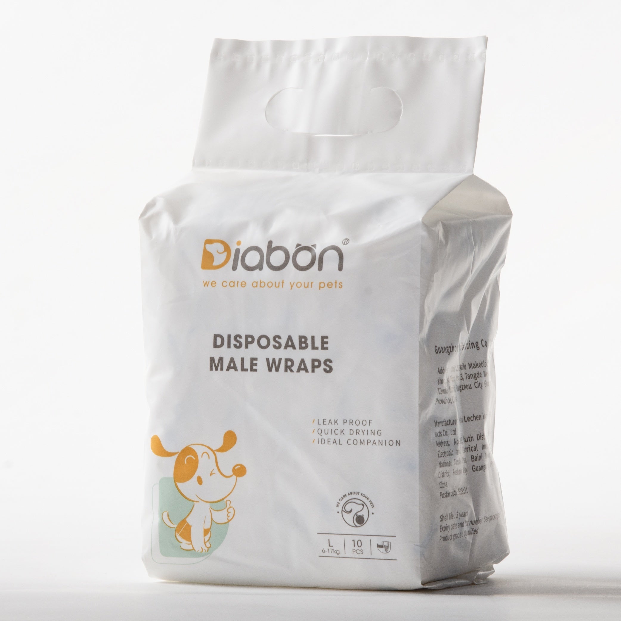 Disposable Dog Diapers for Puppies and Seniors Leak-Proof Incontinence Wraps