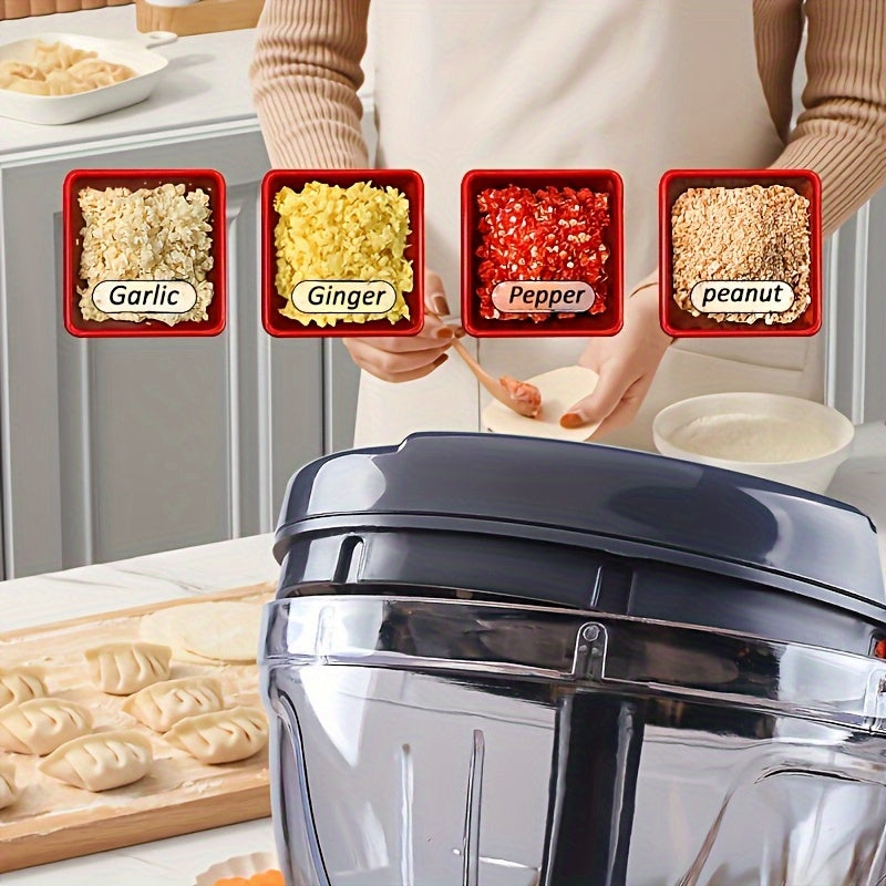 Uy oshxonasiga mo'ljallangan qo'lda go'sht maydalagich, kesgich, sarimsoq maydalagich, bosish maydalagich, sabzavot maydalagich, chili piyoz kesuvchi - RV va uy oshxonalari uchun ko'p maqsadli asbob.