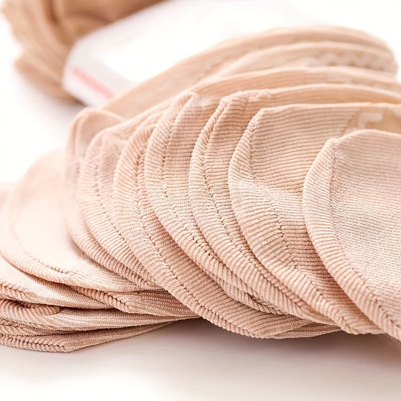 Women’s Knee-High Semi-Sheer Socks 5 Pairs Non-Slip Breathable Polyester