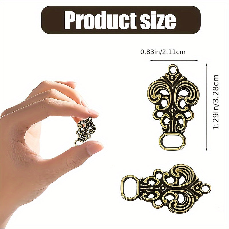 Kiyim-kechak ta'mirlash uchun Katta va Kichik O'lchamdagi 12 ta Metall Bodysuit Qo'shimchalari