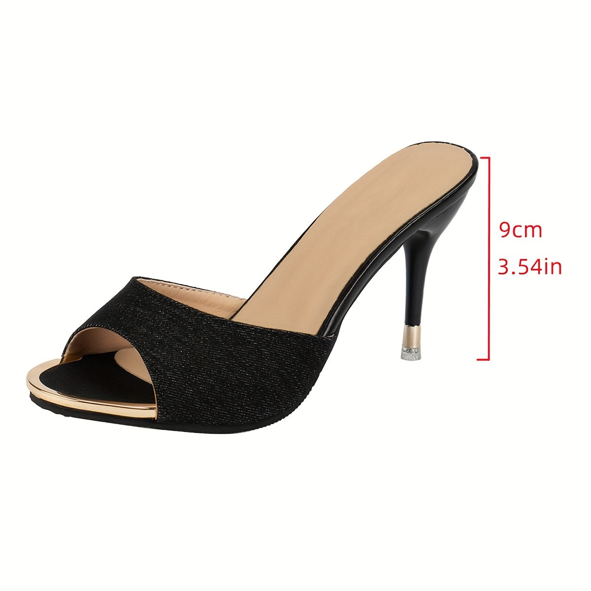 Ayollar uchun ko'k rangli strapli yuqori heelsli sandallar ochiq barmoqli yozgi partiya to'y