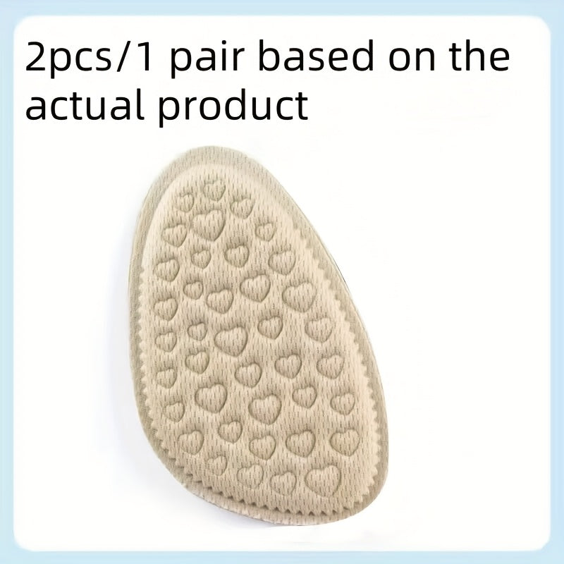 Женские подушки на каблук из пористого материала с нескользящей защитой, 3 цвета