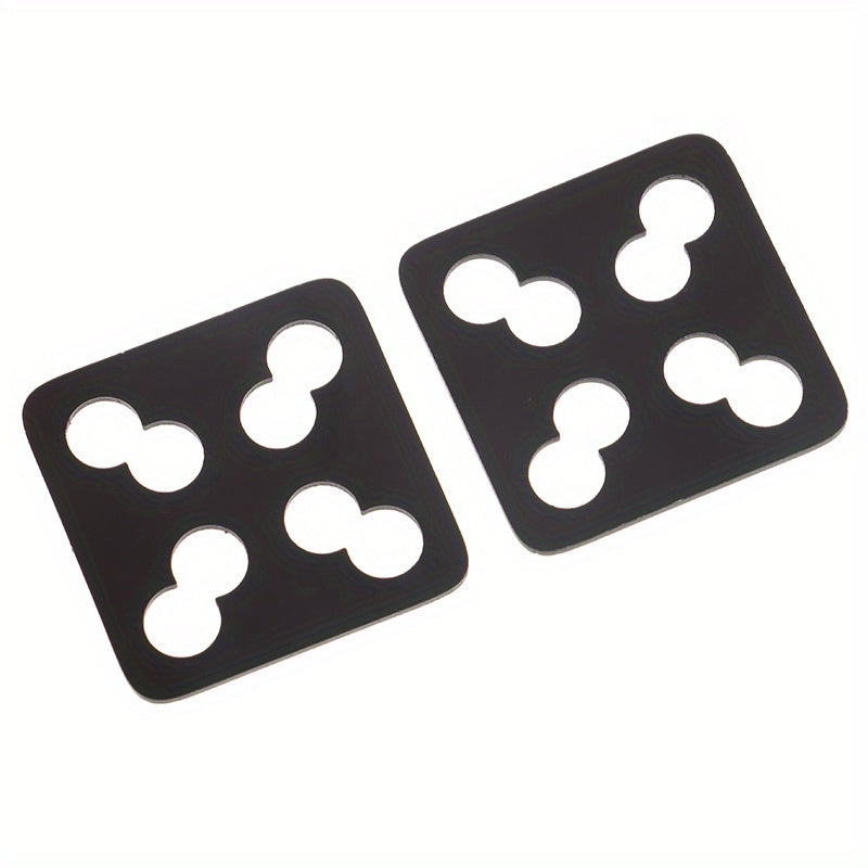 Qora metall 8-shakl teshikli ulanish parallel o'rnatish braketlari sovutish fanlari uchun 8/9/12/14cm