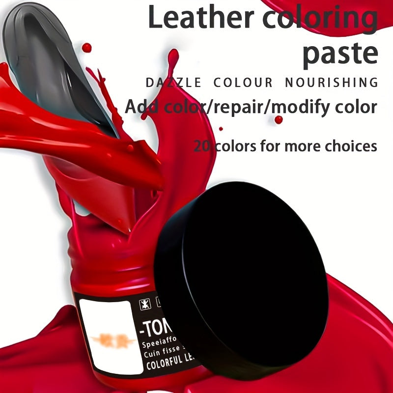 Leather Repair Paste 50ML for Sofa Shoe Car Leather Color Restoration