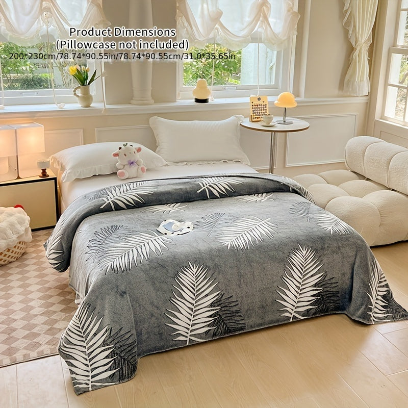 Soft Coral Fleece Throw Blanket Geometric Rainbow Design for Bed Sofa Travel