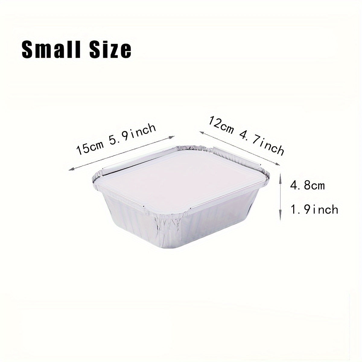 Набор из 20 алюминиевых противней с крышками и картонными накладками для выпечки и хранения