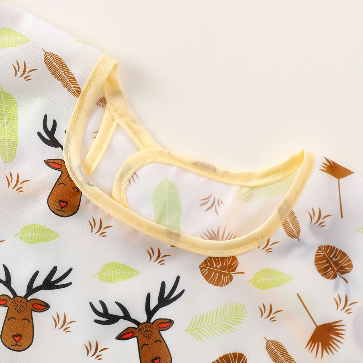 Waterproof Baby Bibs with Cartoon Animal Pattern for Christmas Halloween Thanksgiving