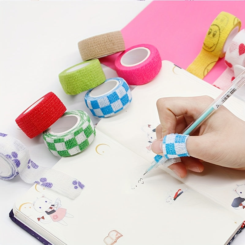 Adult Finger Bandage 5/10 Rolls Self-Adhesive Breathable Elastic Tape