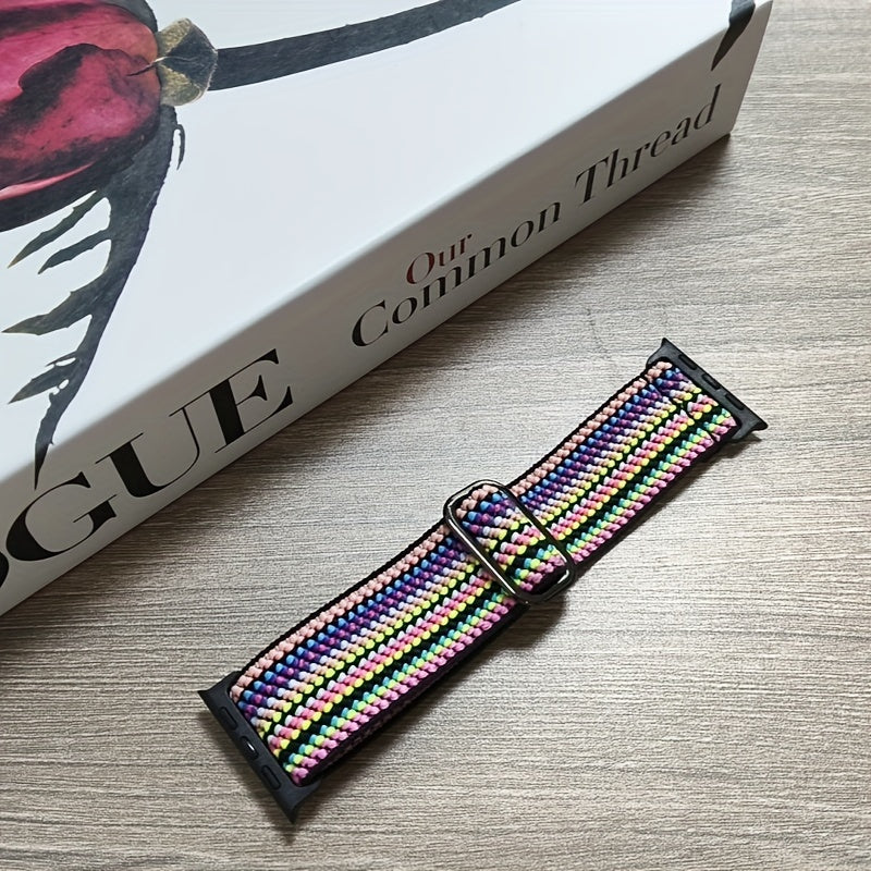 Nylon Braided Waterproof Smartwatch Band for 38mm to 49mm Compatible with Series Ultra and SE