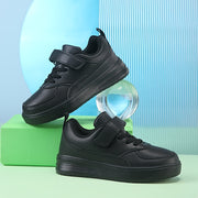 Kids Casual Shoes for Boys and Girls Lightweight Comfortable All-Season PU Fabric Low Top