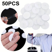 50pcs Self-Adhesive Ceiling Hooks for Christmas Decor and Hanging Items