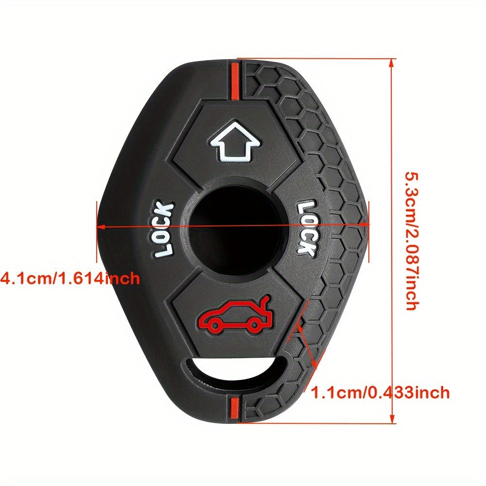 Silicone Car Key Fob Cover Durable Universal Key Case for Various Models