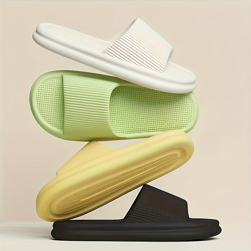 Унисекс слайды из EVA для использования внутри и снаружи. Обувь без застежек с круглым носом, идеально подходит для пляжа или весны/лета. Непоскользящие, удобные, всесезонные туфли.