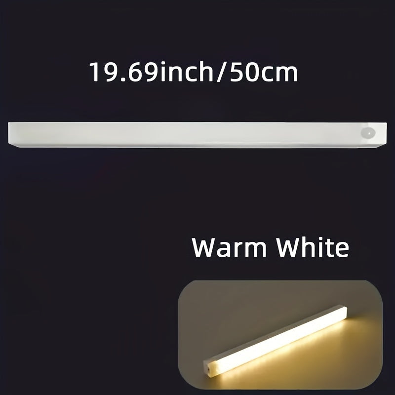 LED harakat sensori chiroq chiziqli qayta tiklanadigan USB magnit batareya bilan ishlaydigan