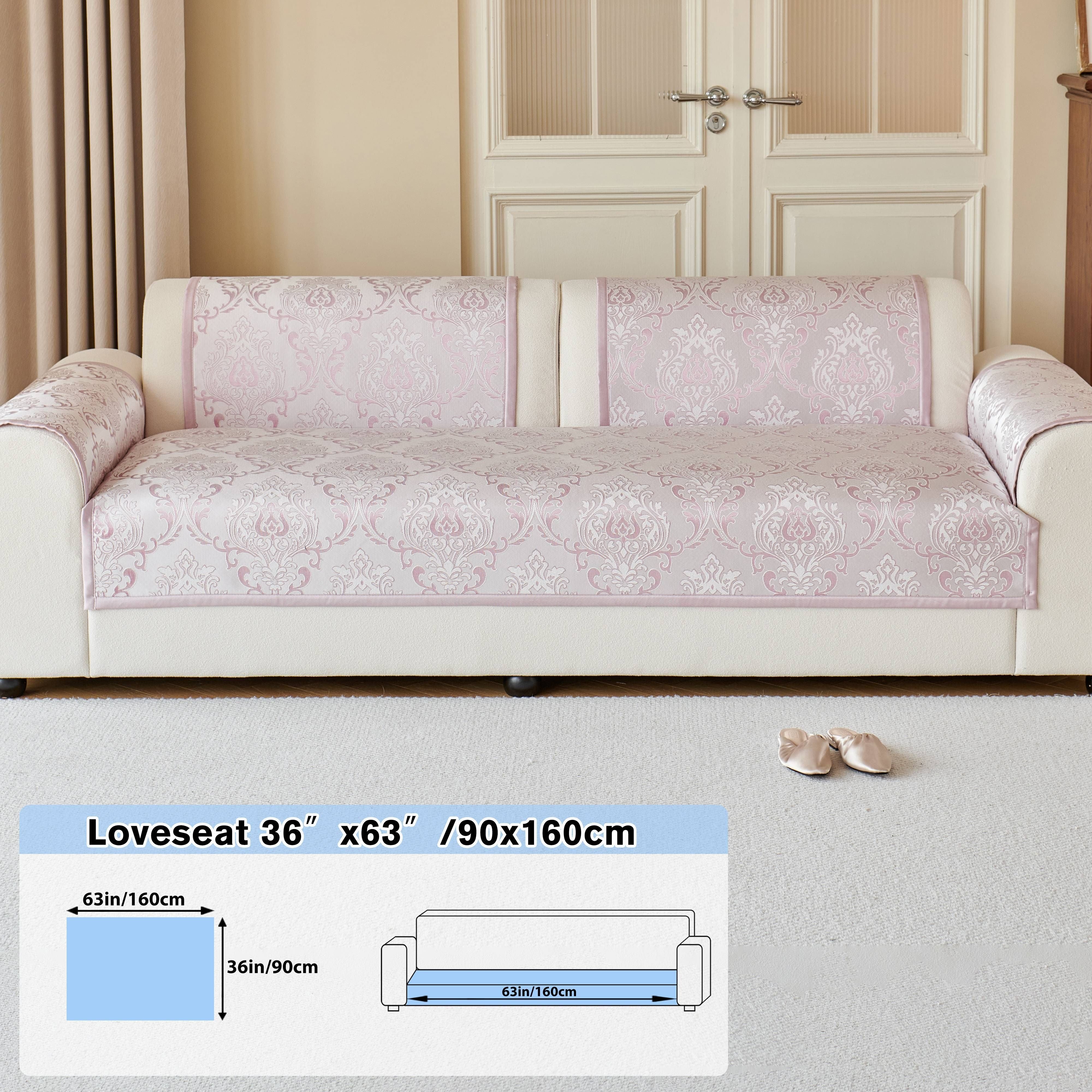 Серый цветочный чехол на диван для 1-4 мест, безопасный для домашних животных, нескользящий, моющийся в машине, из шенилла жаккарда, современный