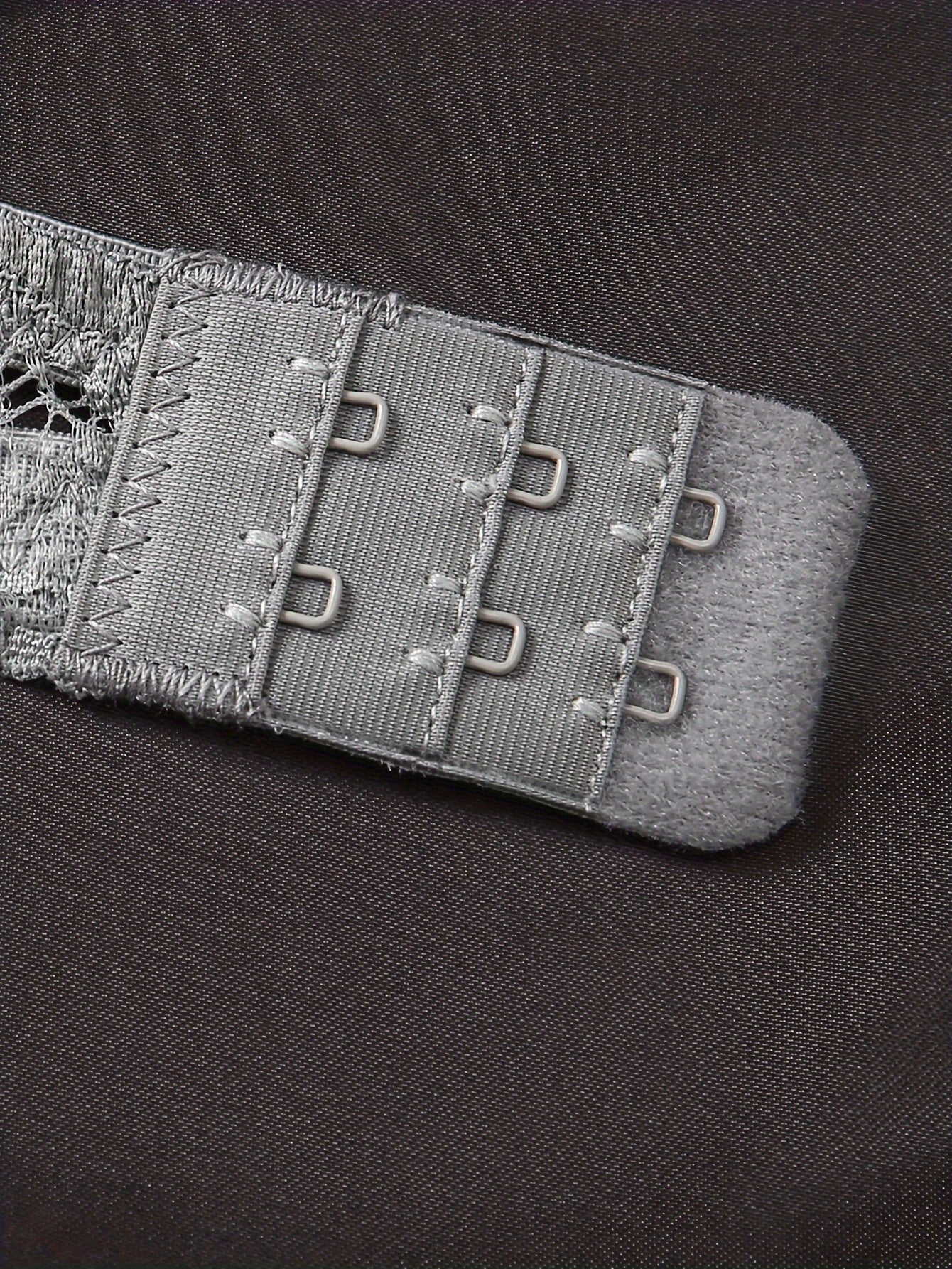 Sujetadores push-up de encaje para mujer con aros, almohadillas no removibles, negro, blanco, gris, cómodos, de poliamida