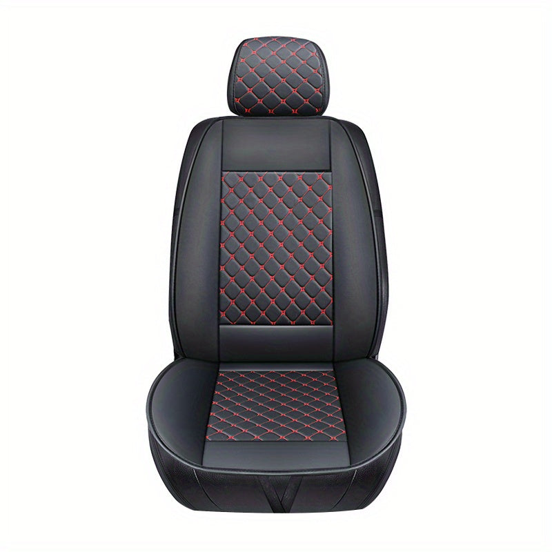 Universal Faux Leather Car Seat Covers Waterproof Breathable All-Season