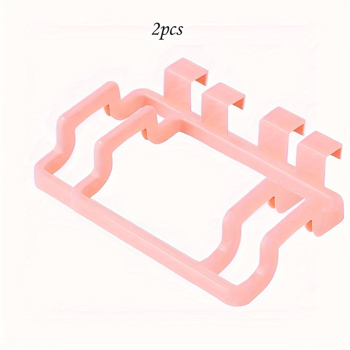 Rang-barang devorga o'rnatiladigan plastmassa sumka dozatori oshxona, omborxona, hammom uchun 2 ta sumkani ushlab turadi