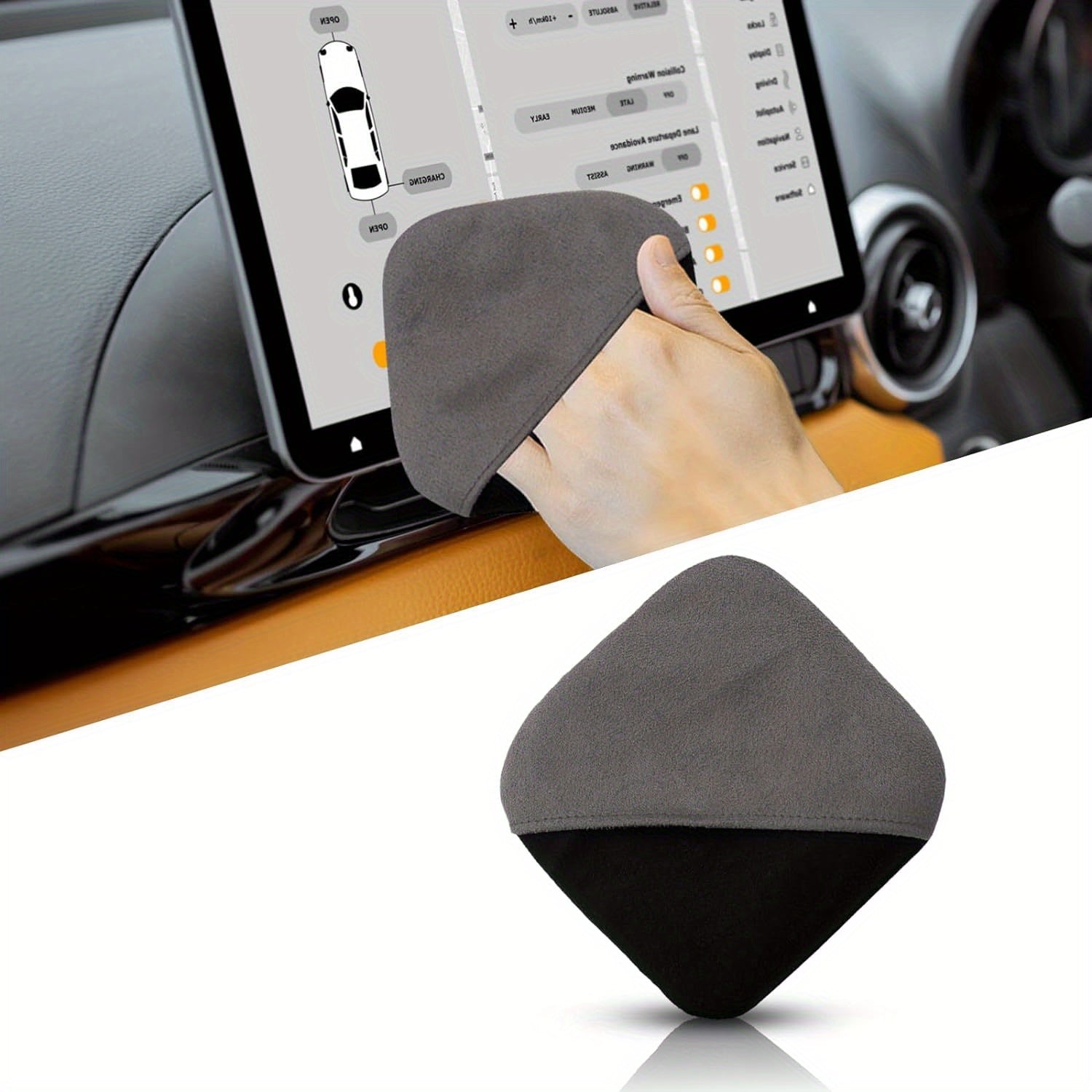 Микрофибровая салфетка для очистки экранов для смартфонов, планшетов и автомобильного ухода