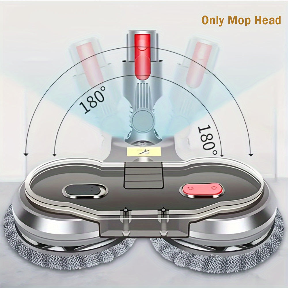Dyson bilan mos keladigan elektr mopu boshqichi, olib tashlanadigan suv tanki bilan, 6 ta mato kiritilgan, yog'och, plitka va shisha tozalash uchun. Qo'ltiq yoki tayoq yo'q.
