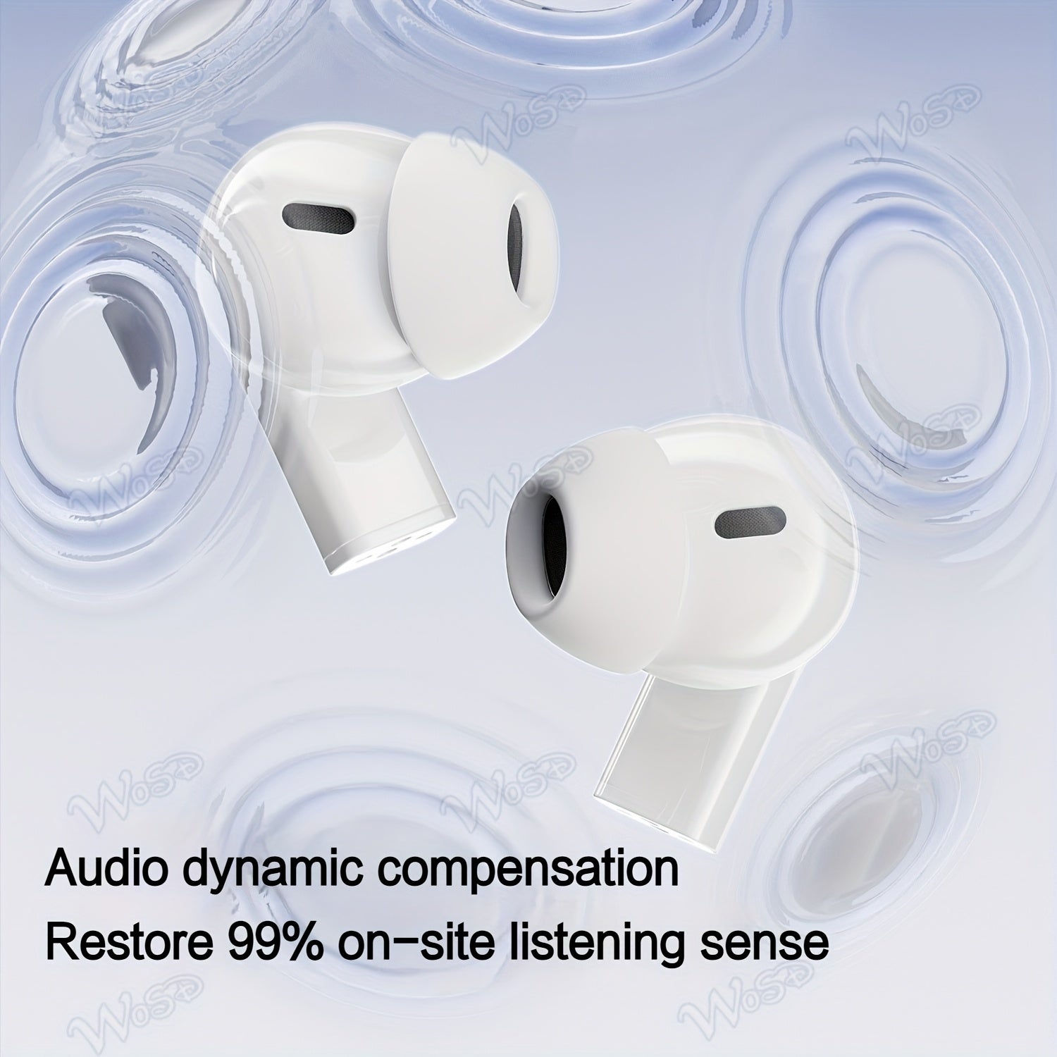 Wireless Earbuds True Wireless Headphones with HiFi Sound Dolby Bass HD Calling for Android iPhone Sports Music