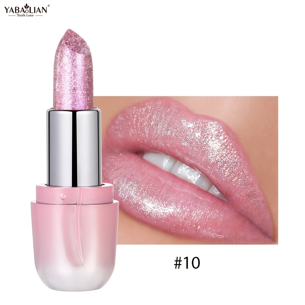Women's 6-Color Shimmer Lipstick Set Waterproof Long-Lasting Bright Colors