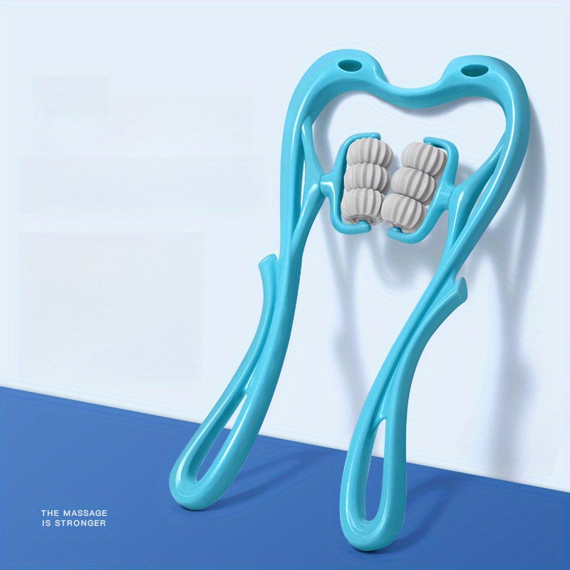 Ergonomik qo'l bilan bo'yin va yelka massaj qiluvchi, taranglikni kamaytirish uchun ko'p funksiyali yoğurma valiklari bilan. Bo'yin kuchlanishini kamaytiradi, batareya talab qilinmaydi.