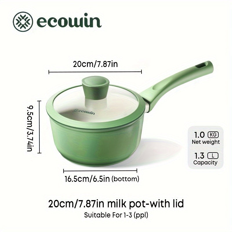 Ceramic Milk Pot Non-Stick Coating Dishwasher Safe Suitable for All Stovetops