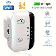 WiFi Extender Boost Signal for Home Office Ethernet Port Easy Setup
