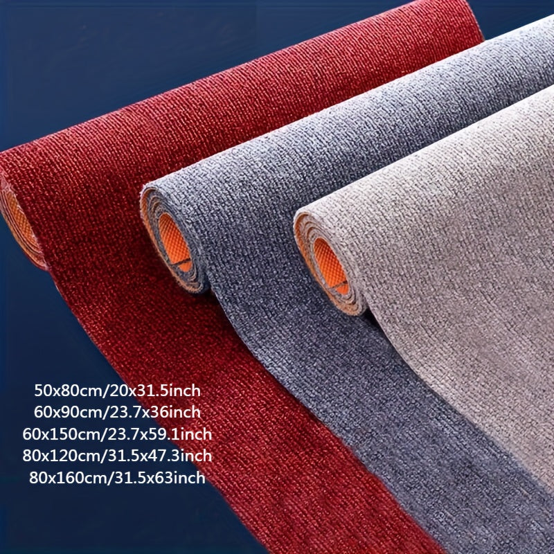 Shaxsiylashtirilgan chiziqli eshik matosi - sirpanishga qarshi orqa qismi - kirish joyi, yashash xonasi, oshxona yoki yotoqxona uchun suvga chidamli va tozalash oson - o'lchami sozlanishi mumkin va mustahkam polyester material, mashinada yuvilishi mumkin