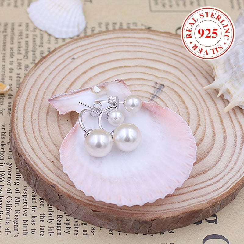 Vintage uslubidagi nozik bilakuzuklar 925 sterling kumushdan tayyorlangan, shirin suv marvaridi bilan bezatilgan, gippoallergen va ayollar uchun nafis.