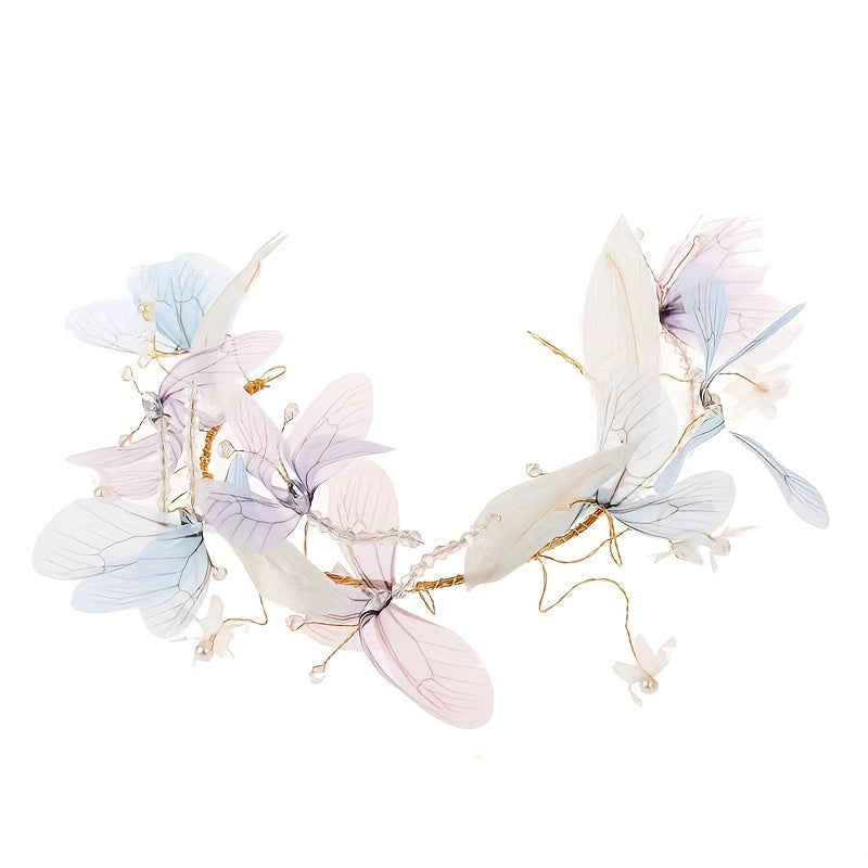 Women's Butterfly Headband for Parties and Cosplay Elegant Hair Accessory