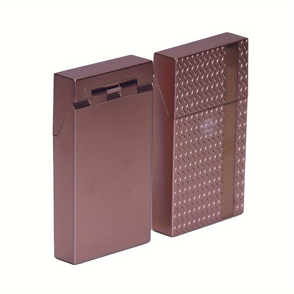 Multi-Color Embossed Mirror Sheet Press-On Slim 20-Pack Plastic Box