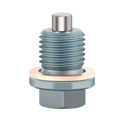 Tapón de drenaje magnético de aluminio M14x1.5 con junta de aplastamiento para vehículos