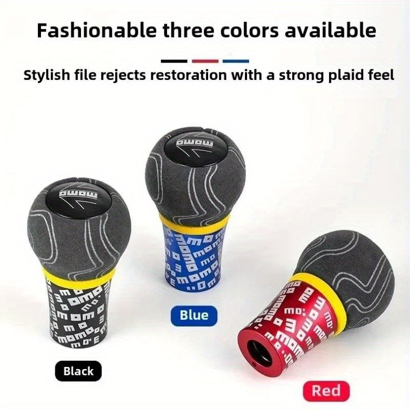 Car Aluminum Manual Gear Shift Knob Graffiti Style Universal Refit Tool