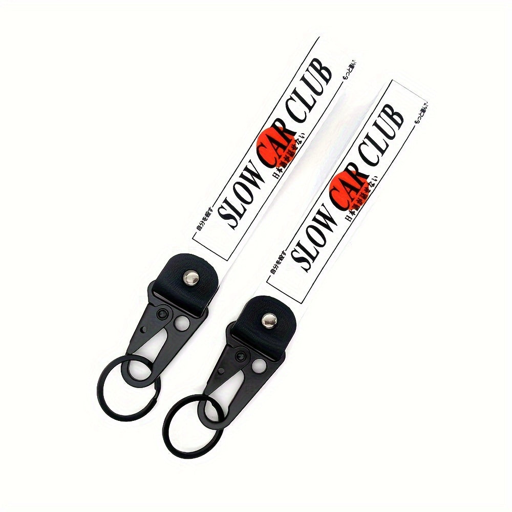 Uniseks metall poyga kaliti uchun anti-yo'qoladigan bilakuzuk va avtomobil, mototsikl kalitlari uchun