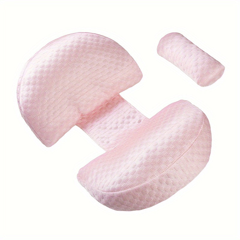 Pregnancy Pillow 3D Raised Beans with Abdominal Support Ergonomic Body Pillow for Pregnant Women