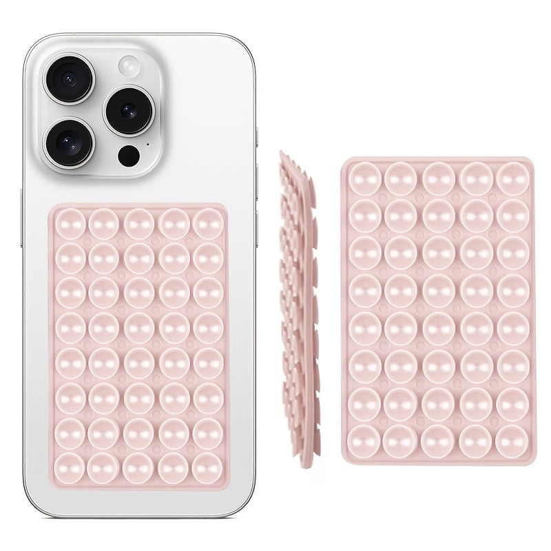 Soporte para teléfono con ventosa de silicona de doble cara para iPhone y Android