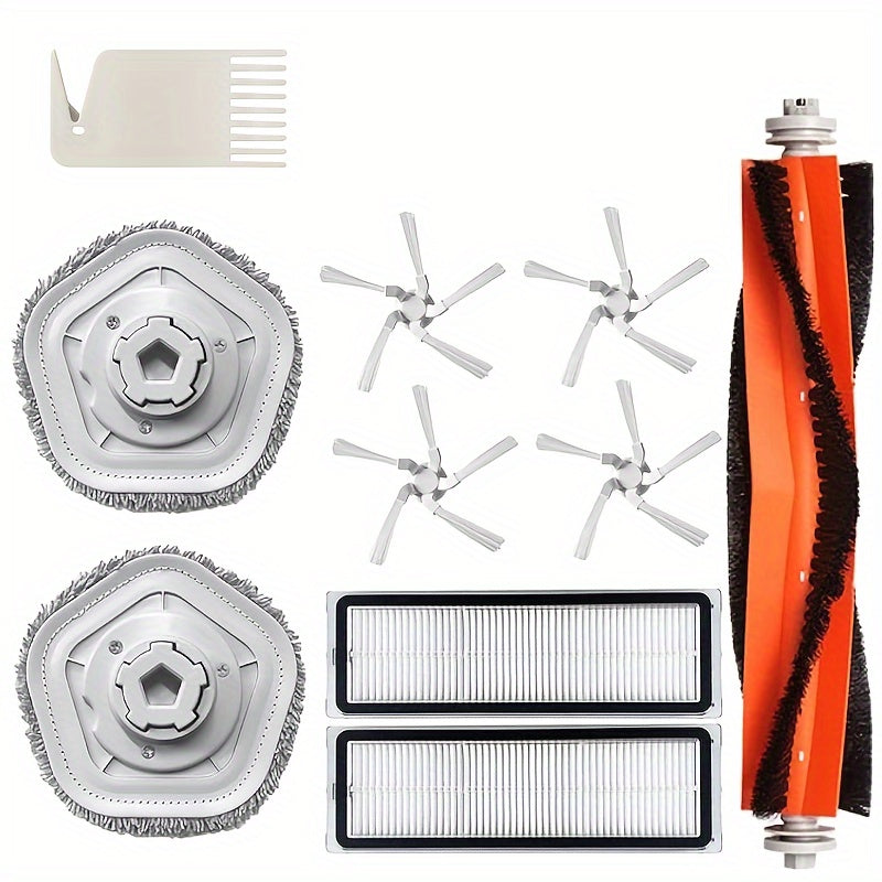 Kit de accesorios para aspiradora W10/W10 Pro: cepillos laterales principales, filtro HEPA, paño de fregona