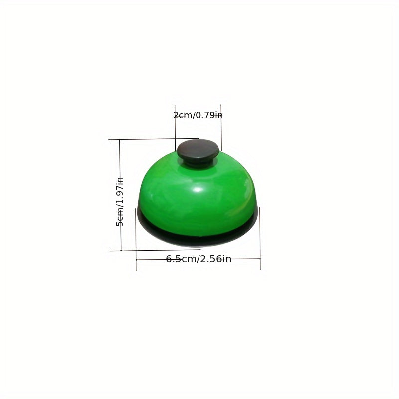 Colorful Metal Hand-Press Dog and Cat Training Bell with Red Yellow Green Bells