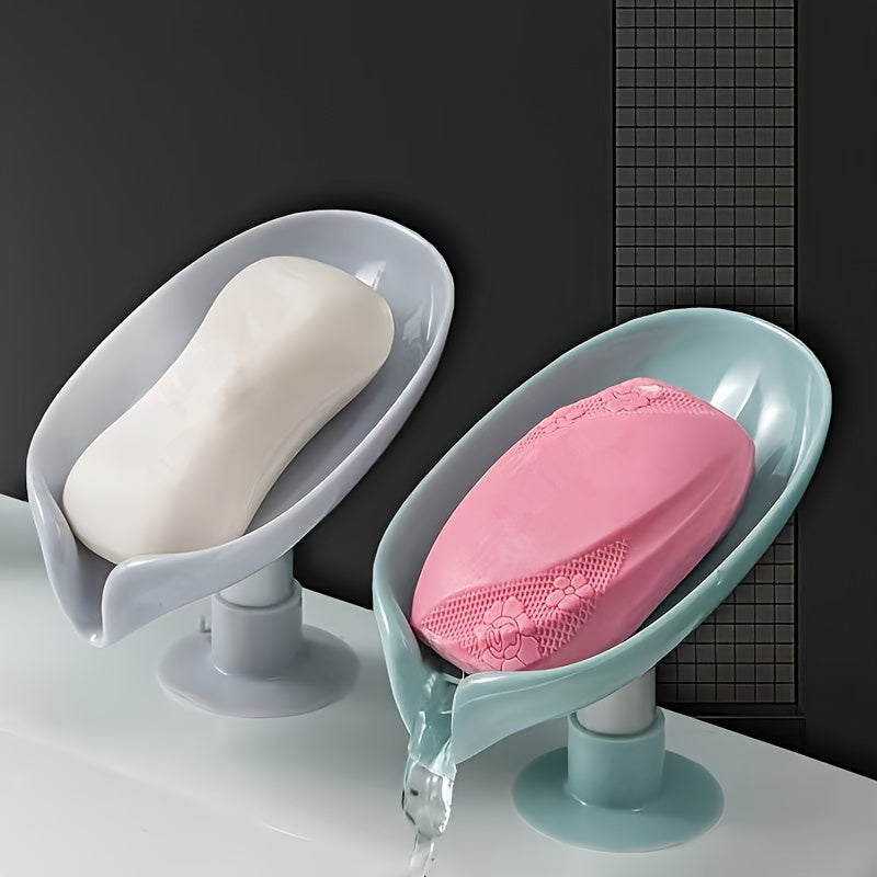 2-in-1 Soap Dispenser and Storage Organizer with Suction Cup for Countertop Bathroom Kitchen