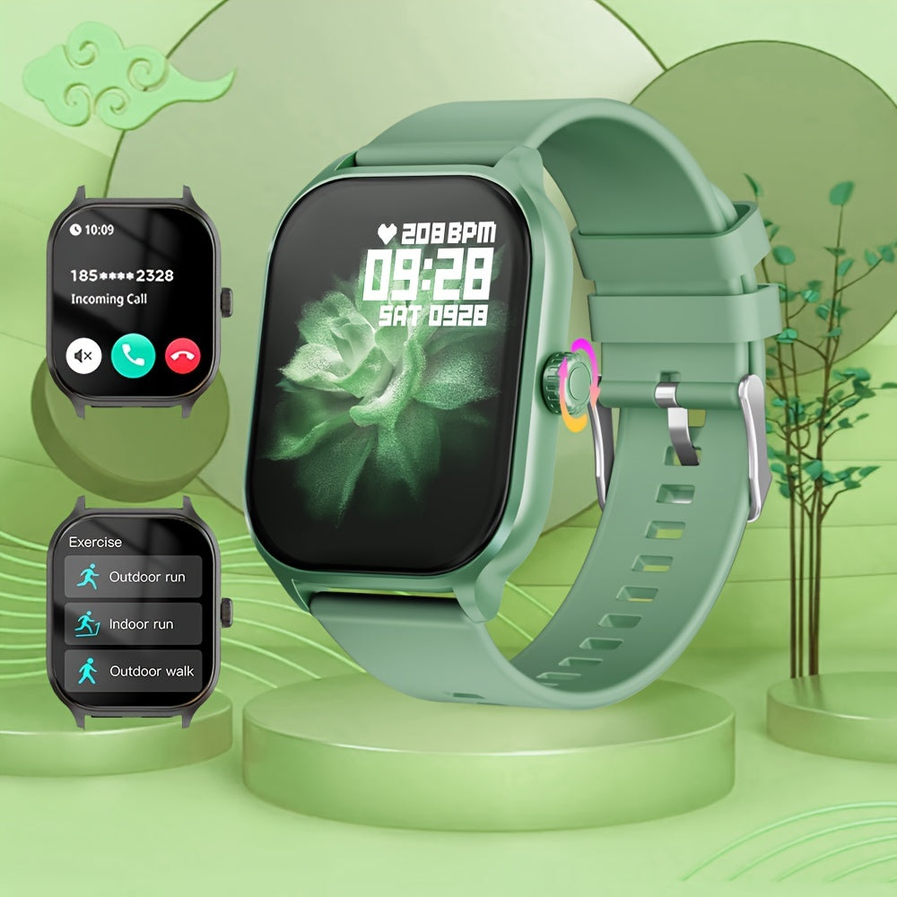 Женские умные часы с 2,01-дюймовым сенсорным экраном, Bluetooth-звонками и фитнес-трекером с более чем 100 спортивными режимами