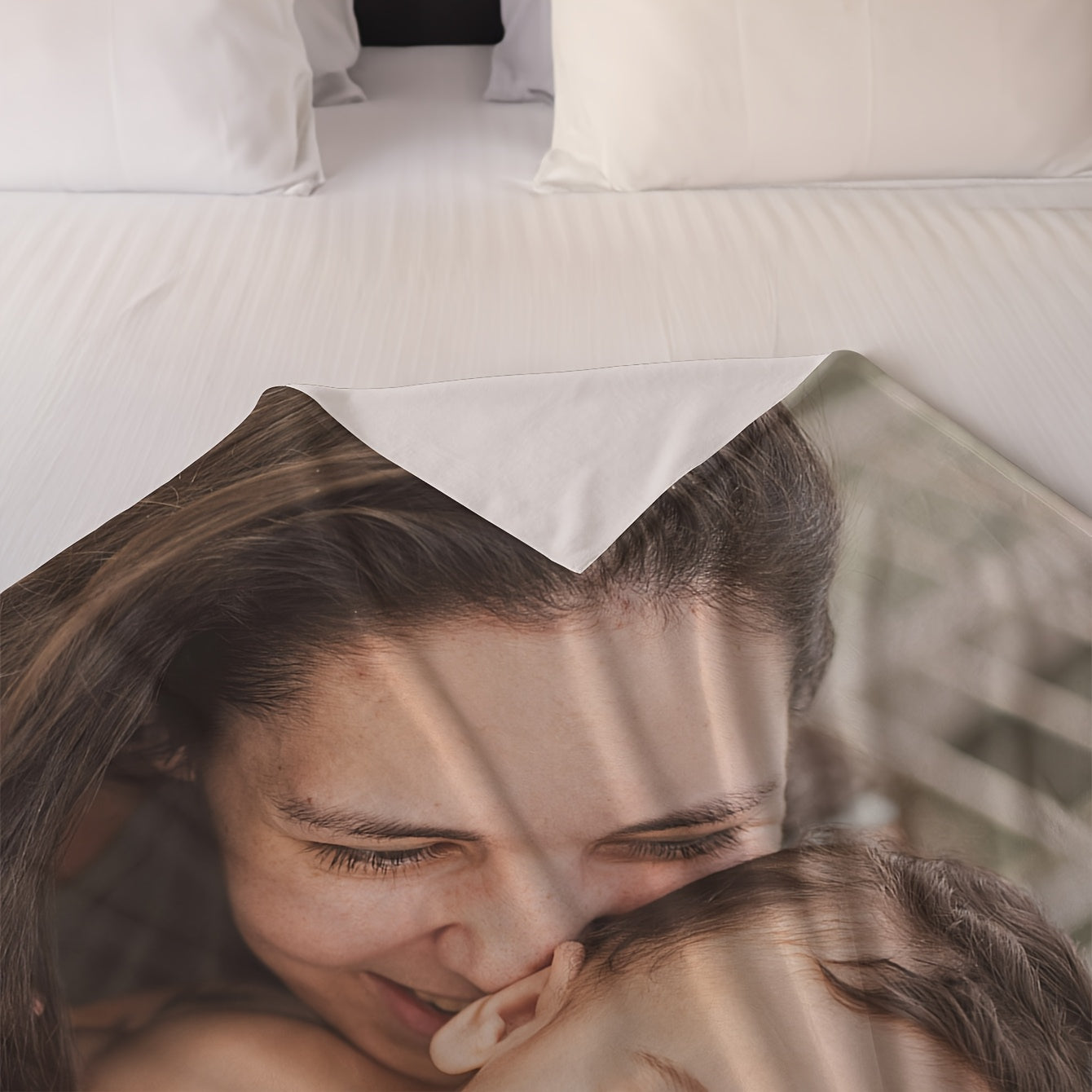 Personalized Photo Throw Blanket Soft Flannel Fleece Custom Gift for All Seasons