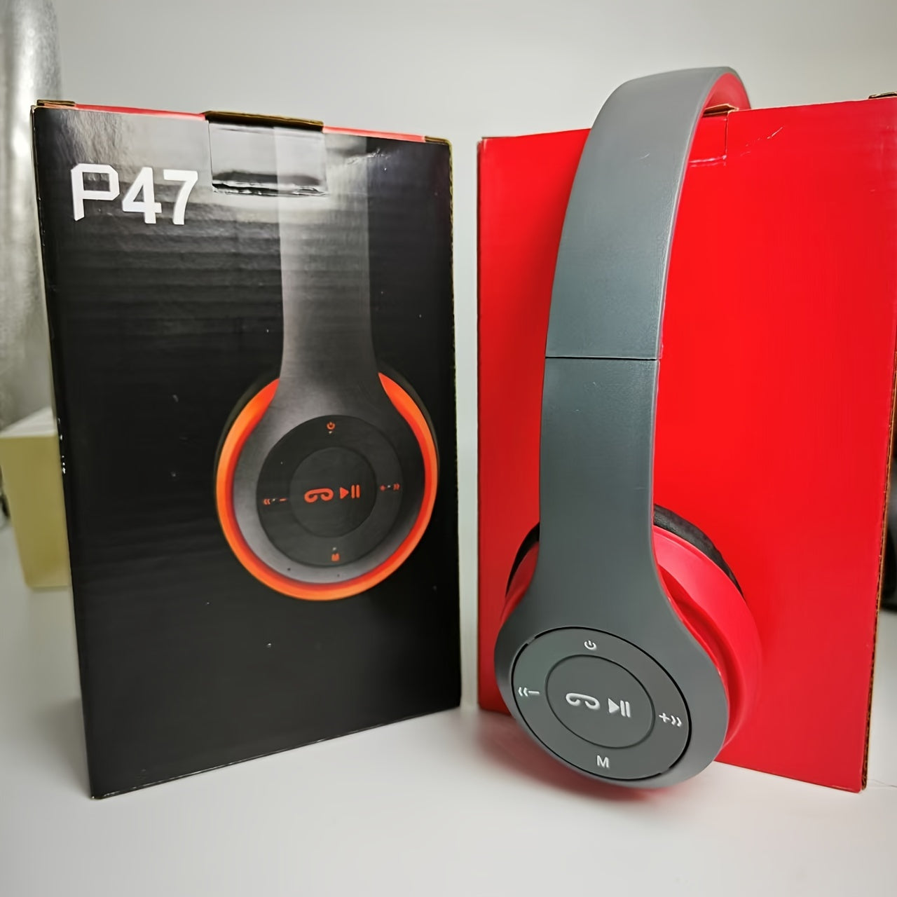 Wireless Over-Ear Headphones with Microphone for Gaming and Music
