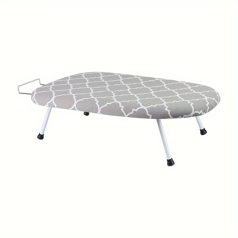 Portable Folding Ironing Board with Ultra-Wide Tabletop and Cover