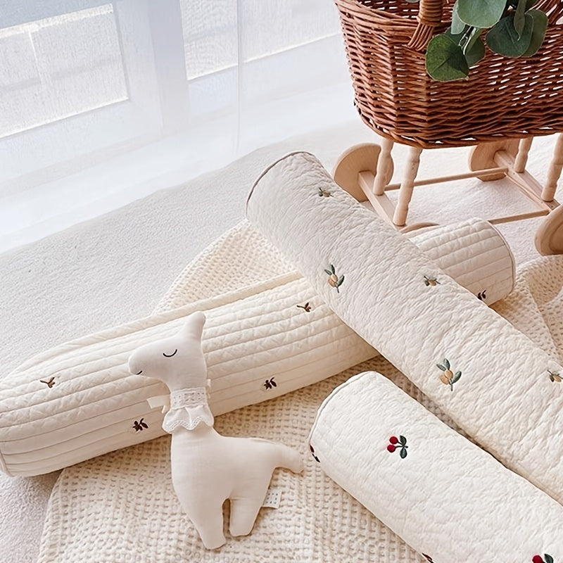 Embroidered Quilted Kissing Pillow Bedside Safety Charm Decorative Pillow for Christmas or Halloween