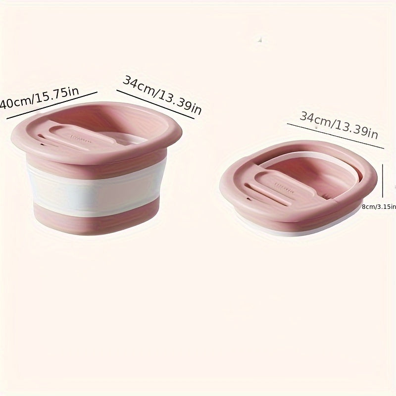 Складная массажная ванна для ног для домашнего использования, изготовленная из материала PP