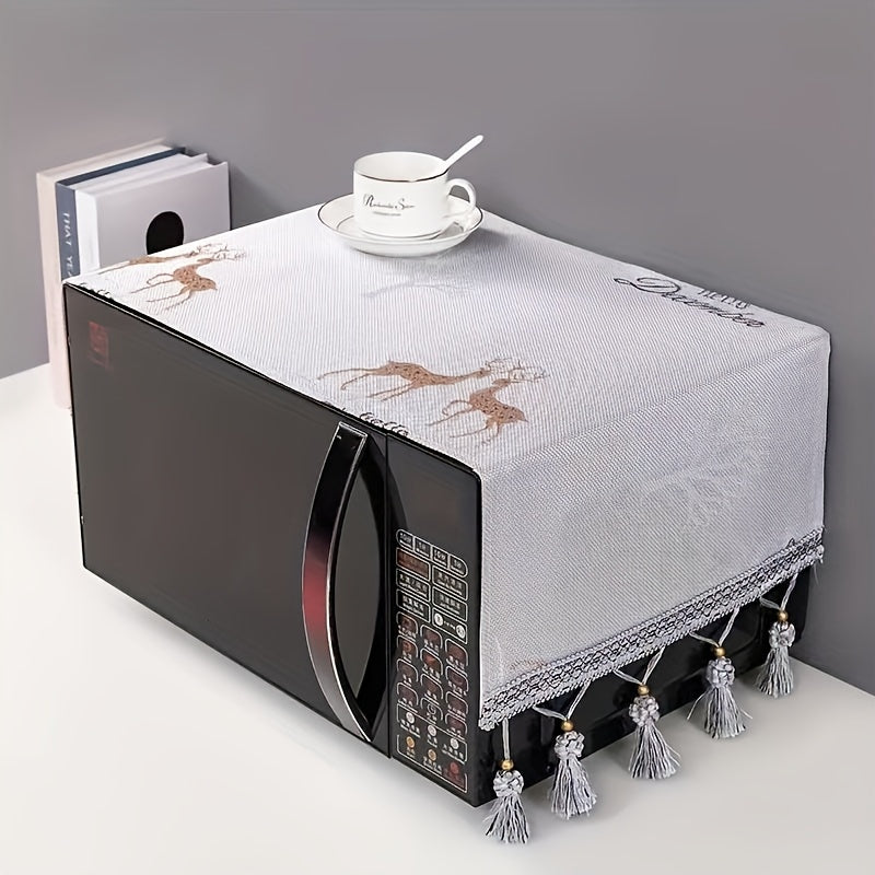 Полиэстеровая микроволновая пылезащитная крышка Защита техники Кухонные аксессуары