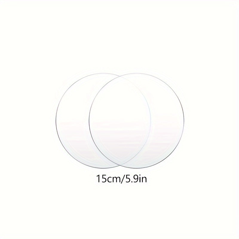 Qayta ishlatiladigan akril dumaloq tort plitalari to'plami 2 ta 10.16cm 15.24cm 20.32cm 25.4cm Pishirish uchun asbob-uskunalar