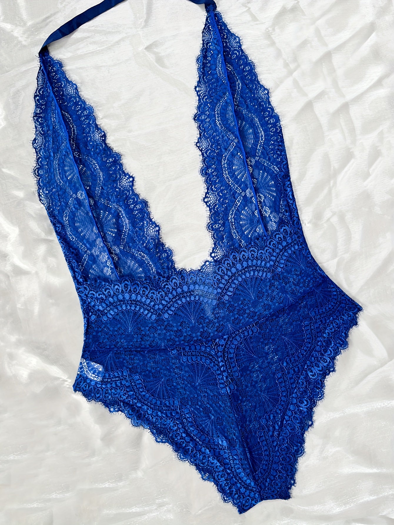 Нижнее белье-тедди с глубоким вырезом и открытой спиной